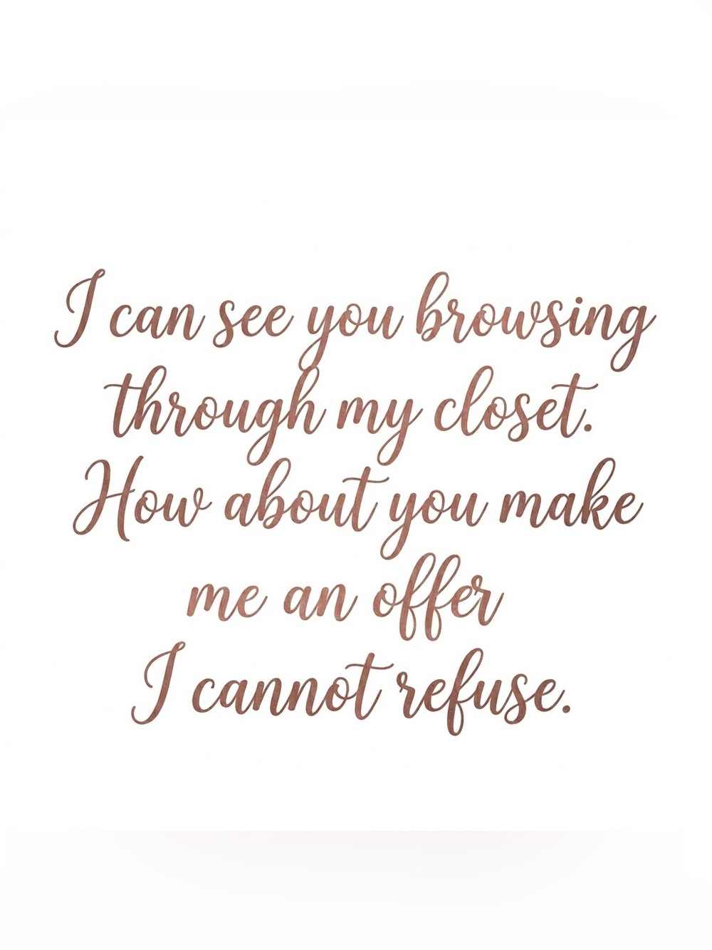 I see you browsing…